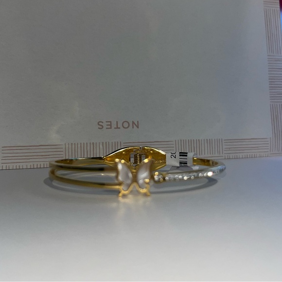 13. Gold Butterfly Bracelet - Picture 2 of 2